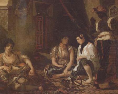 Eugene Delacroix Femmes d'Alger dans leur appartement (mk32) china oil painting image